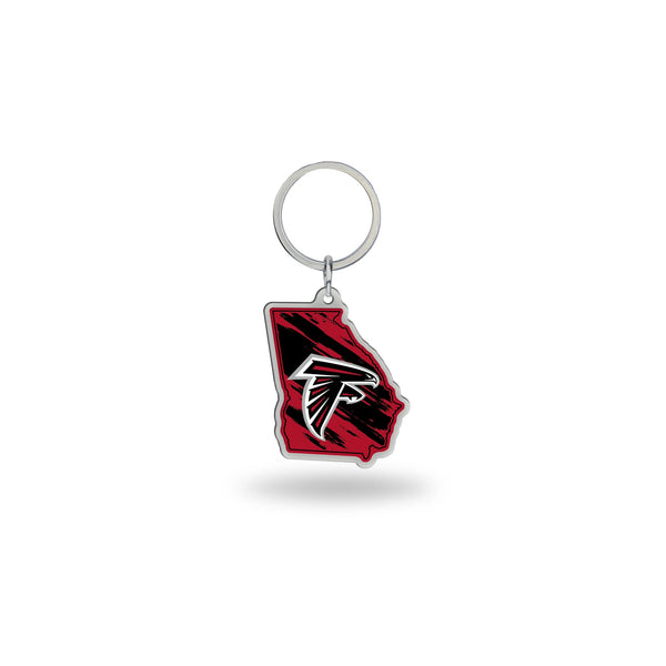 '-SSK State Shape Keychain-True Sports Fan