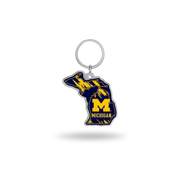 '-SSK State Shape Keychain-True Sports Fan