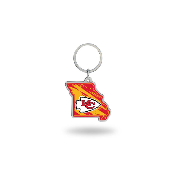 '-SSK State Shape Keychain-True Sports Fan