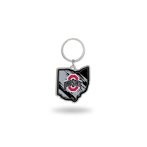 '-SSK State Shape Keychain-True Sports Fan