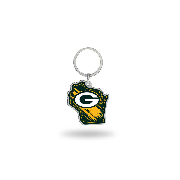 '-SSK State Shape Keychain-True Sports Fan