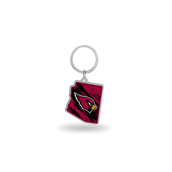 '-SSK State Shape Keychain-True Sports Fan