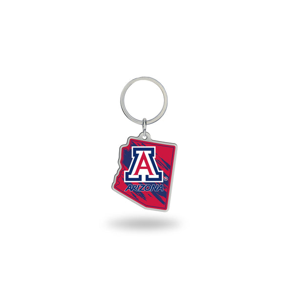 '-SSK State Shape Keychain-True Sports Fan