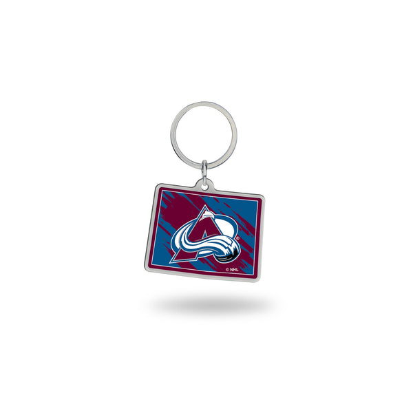 '-SSK State Shape Keychain-True Sports Fan