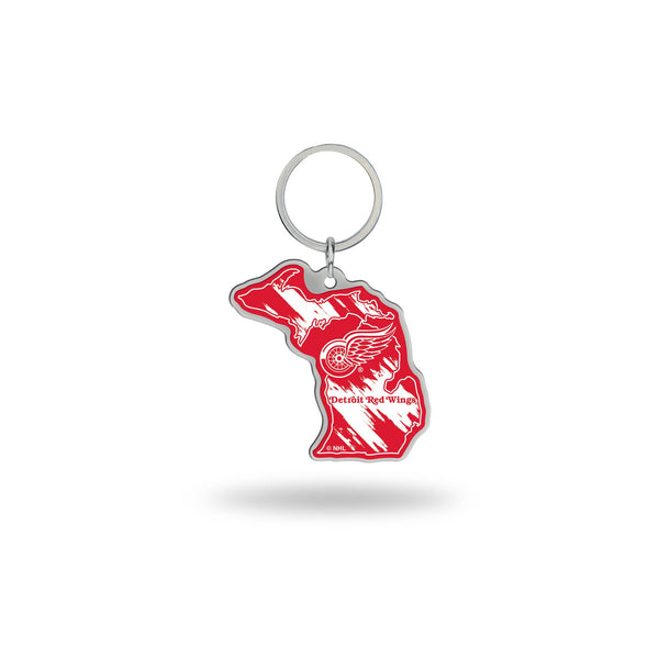 '-SSK State Shape Keychain-True Sports Fan