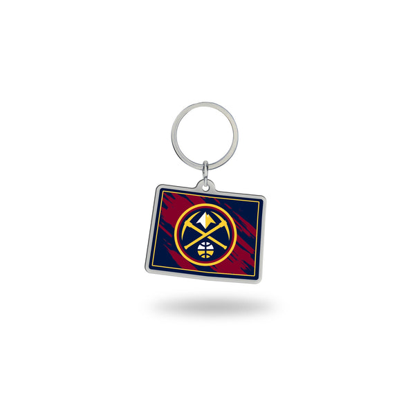 '-SSK State Shape Keychain-True Sports Fan