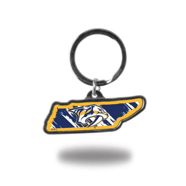 '-SSK State Shape Keychain-True Sports Fan