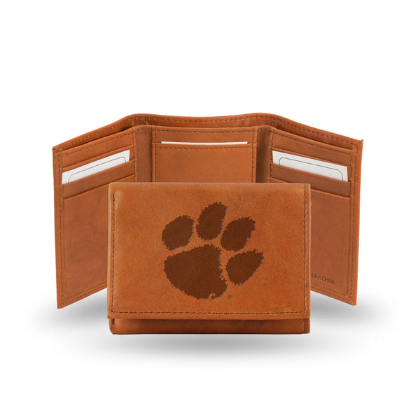 '-STR Tri-Fold (Pecan Cowhide)-True Sports Fan