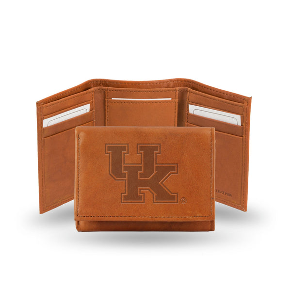 '-STR Tri-Fold (Pecan Cowhide)-True Sports Fan