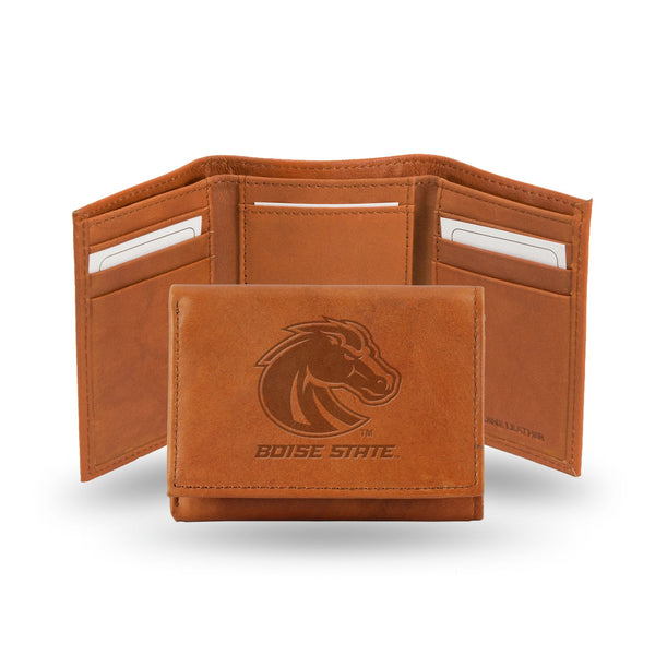 '-STR Tri-Fold (Pecan Cowhide)-True Sports Fan