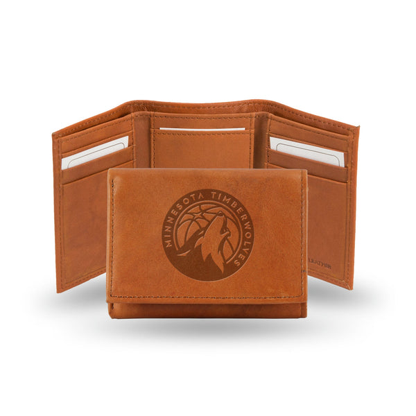 '-STR Tri-Fold (Pecan Cowhide)-True Sports Fan