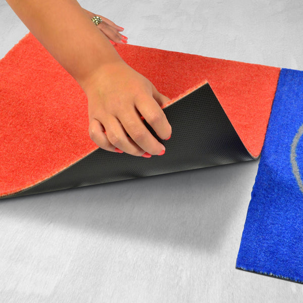 MLB - Atlanta Braves Team Carpet Tiles with AB Symbol Logo