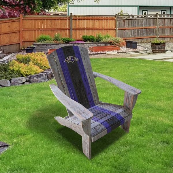 -Wood Adirondack Chair-True Sports Fan