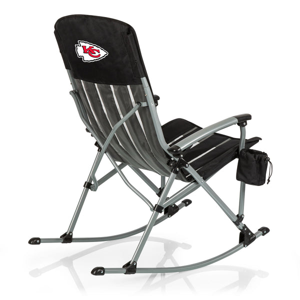 KANSAS CITY CHIEFS - OUTDOOR ROCKING CAMP CHAIR