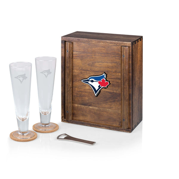 TORONTO BLUE JAYS - PILSNER BEER GLASS GIFT SET