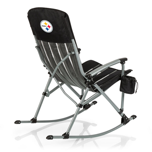 PITTSBURGH STEELERS - OUTDOOR ROCKING CAMP CHAIR