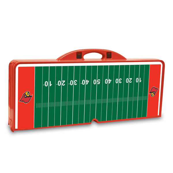 FOOTBALL FIELD - LOUISVILLE CARDINALS - PICNIC TABLE PORTABLE FOLDING TABLE WITH SEATS