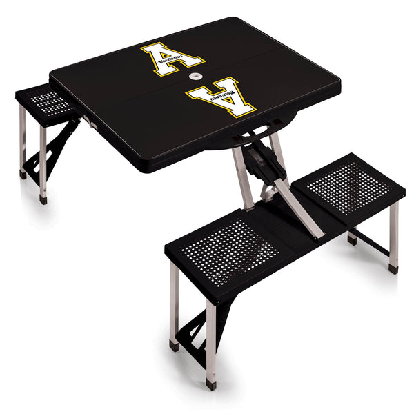 APP STATE MOUNTAINEERS - PICNIC TABLE PORTABLE FOLDING TABLE WITH SEATS