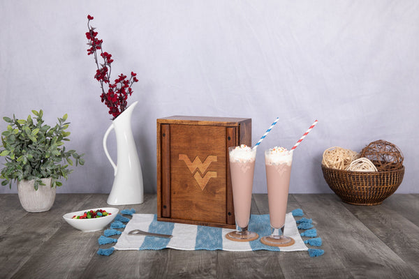 WEST VIRGINIA MOUNTAINEERS - PILSNER BEER GLASS GIFT SET