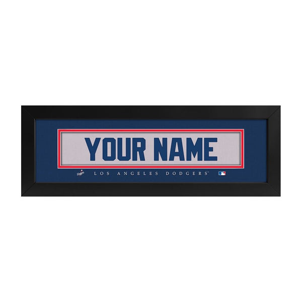 Los Angeles Dodgers Custom Print Name Plate