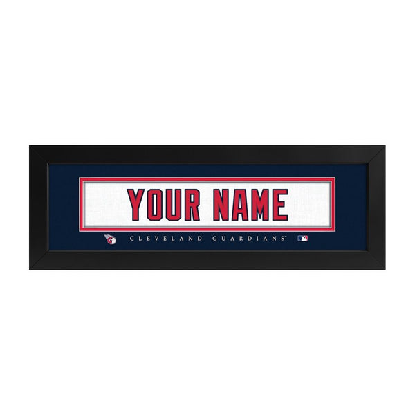 Cleveland Guardians Custom Print Name Plate