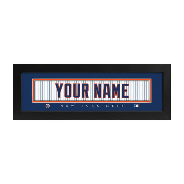New York Mets Custom Print Name Plate