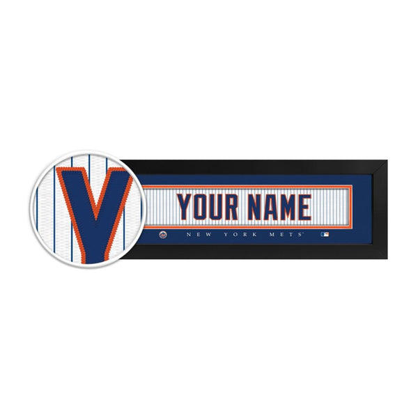 New York Mets Custom Print Name Plate
