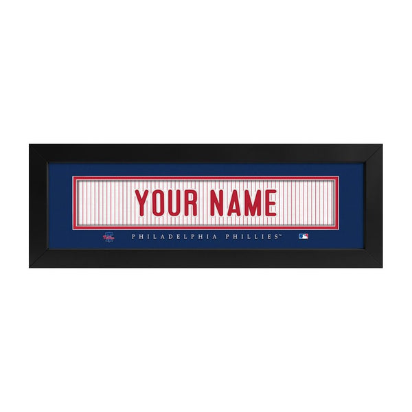 Philadelphia Phillies Custom Print Name Plate