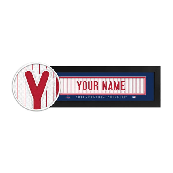 Philadelphia Phillies Custom Print Name Plate
