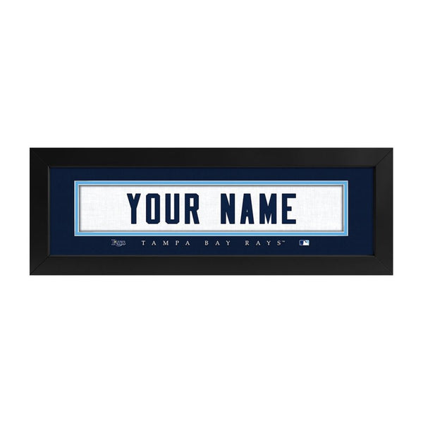 Tampa Bay Rays Custom Print Name Plate