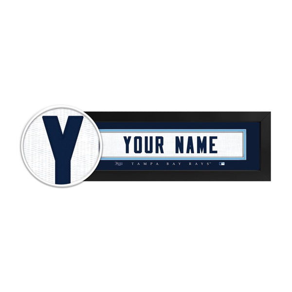 Tampa Bay Rays Custom Print Name Plate