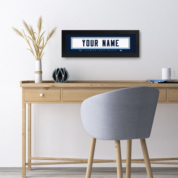 Tampa Bay Rays Custom Print Name Plate