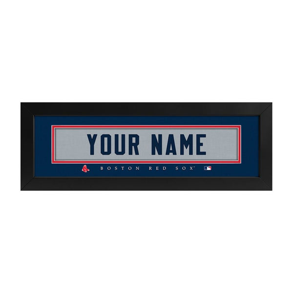 Boston Red Sox Custom Print Name Plate