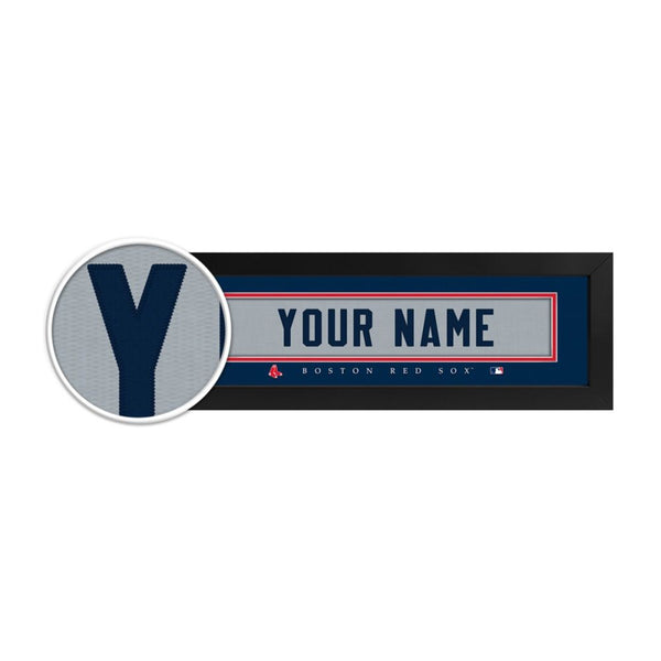 Boston Red Sox Custom Print Name Plate