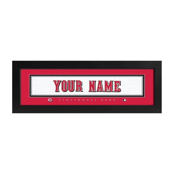 Cincinnati Reds Custom Print Name Plate
