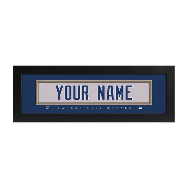 Kansas City Royals Custom Print Name Plate