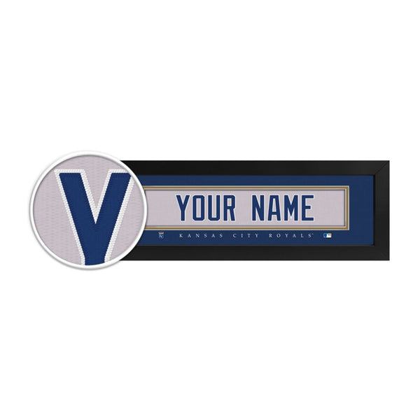 Kansas City Royals Custom Print Name Plate