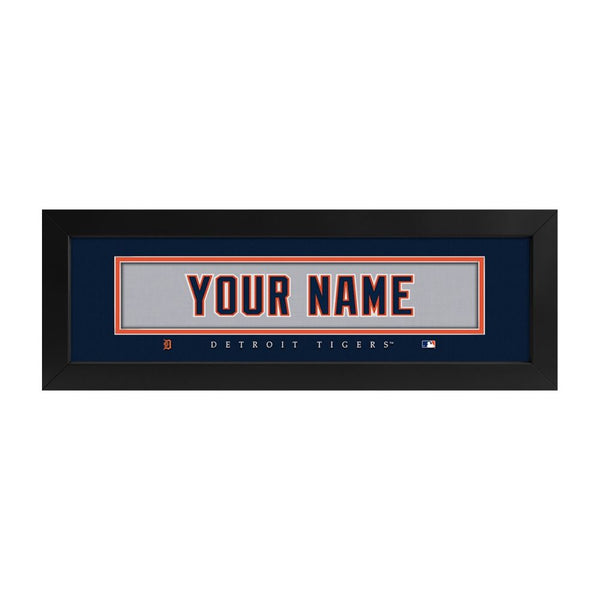 Detroit Tigers Custom Print Name Plate
