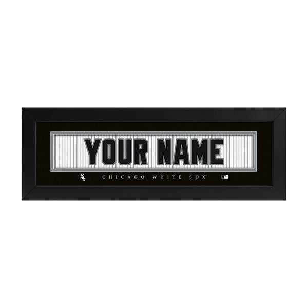 Chicago White Sox Custom Print Name Plate