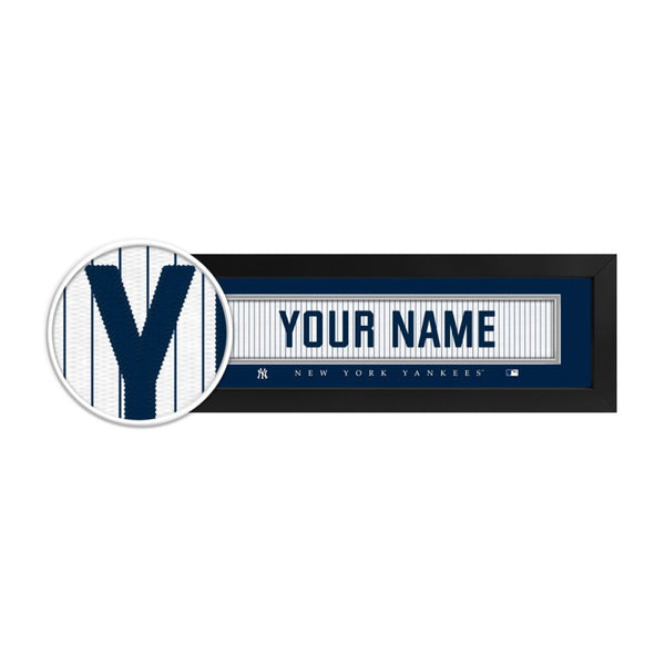 New York Yankees Custom Print Name Plate
