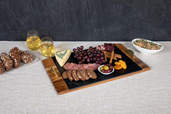 PURDUE BOILERMAKERS - COVINA ACACIA AND SLATE SERVING TRAY