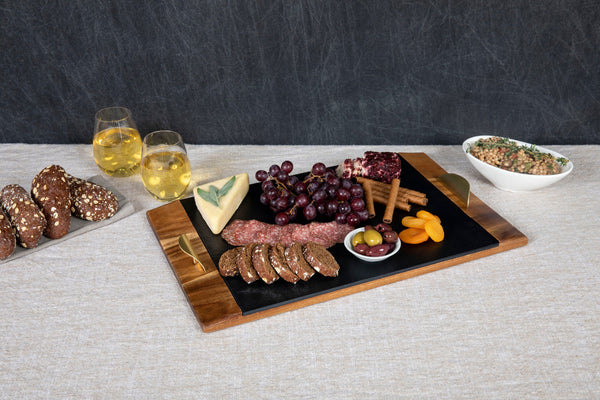SOUTH CAROLINA GAMECOCKS - COVINA ACACIA AND SLATE SERVING TRAY