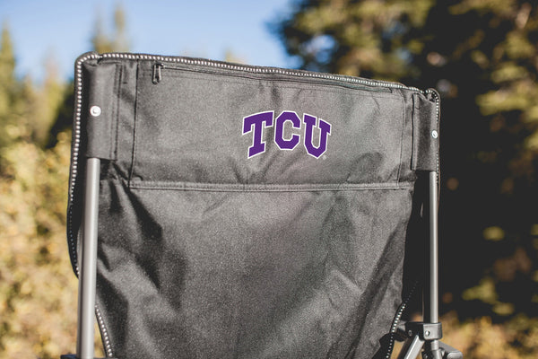 TCU HORNED FROGS - BIG BEAR XXL CAMPING CHAIR WITH COOLER