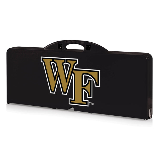 WAKE FOREST DEMON DEACONS - PICNIC TABLE PORTABLE FOLDING TABLE WITH SEATS