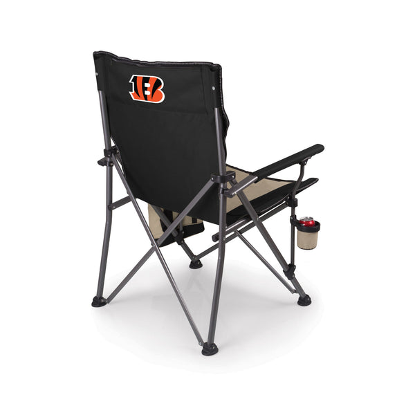 Cincinnati Bengals - Logo - Big Bear XXL Camping Chair with Cooler, (Black)