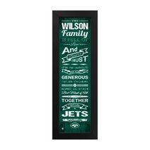 New York Jets Custom Print Family Cheer Wall Art