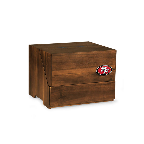 SAN FRANCISCO 49ERS - MADISON ACACIA TABLETOP BAR SET