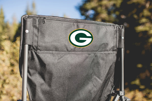Green Bay Packers - Logo - Big Bear XXL Camping Chair with Cooler, (Black)