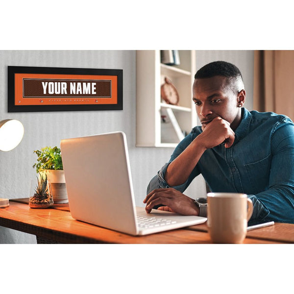 Cleveland Browns Custom Print Name Plate