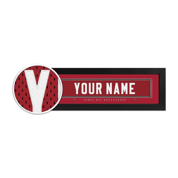 Tampa Bay Buccaneers Custom Print Name Plate